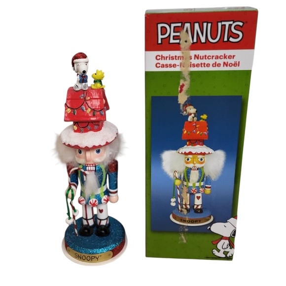 Peanuts Snoopy Christmas Nutcracker Figurine with Box – Holiday Decor - Picture 8 of 8
